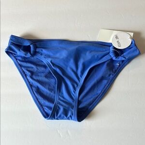 Hot Water blue bikini swim bottoms size small NWT